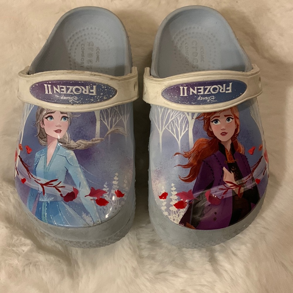 Size 11 Frozen Crocs